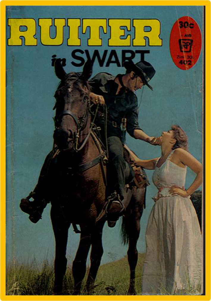 Ruiter in Swart